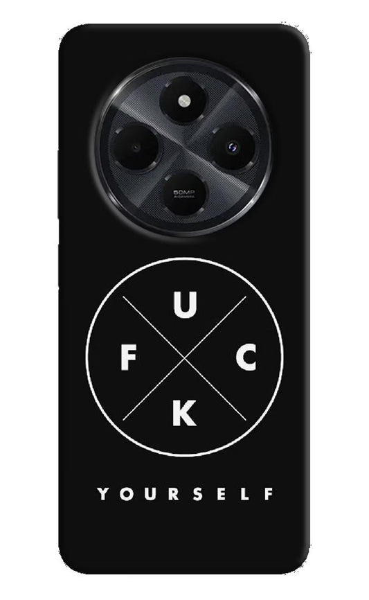 Go Fuck Yourself Redmi 14C 5G Hard Case Back Cover by Casekaro