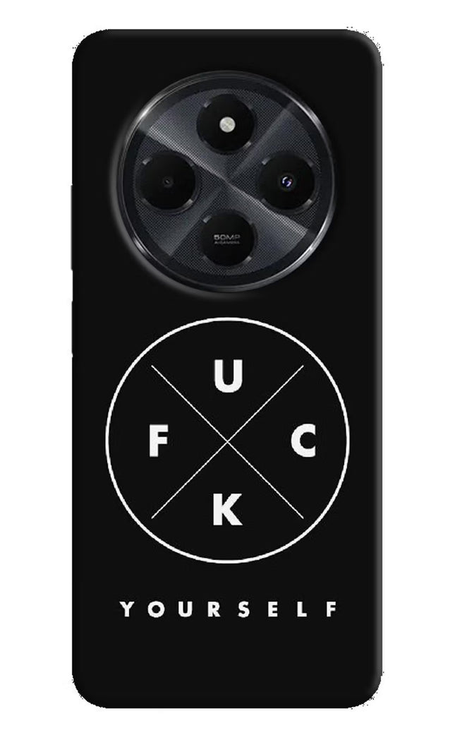 Go Fuck Yourself Redmi 14C 5G Hard Case Back Cover by Casekaro