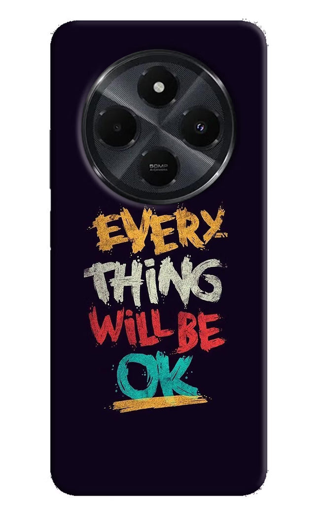 Everything Will Be Ok Redmi 14C 5G Hard Case Back Cover by Casekaro