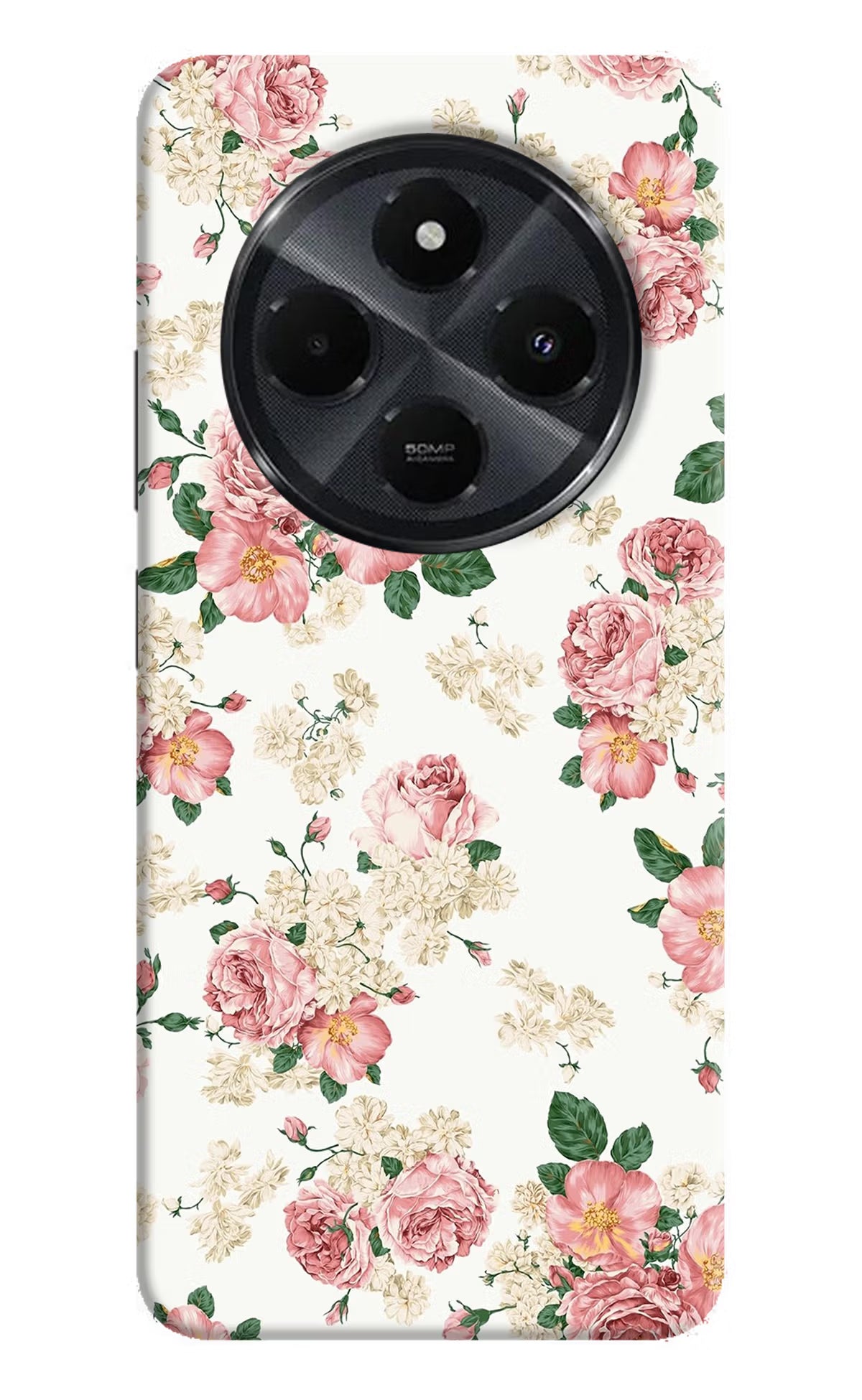 Flowers Redmi 14C 5G Hard Case Back Cover by Casekaro
