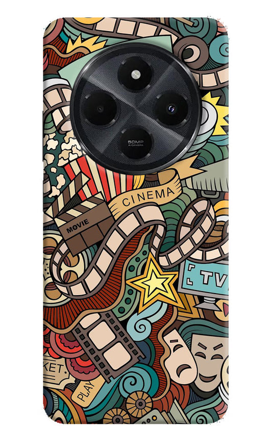 Cinema Abstract Redmi 14C 5G Hard Case Back Cover by Casekaro