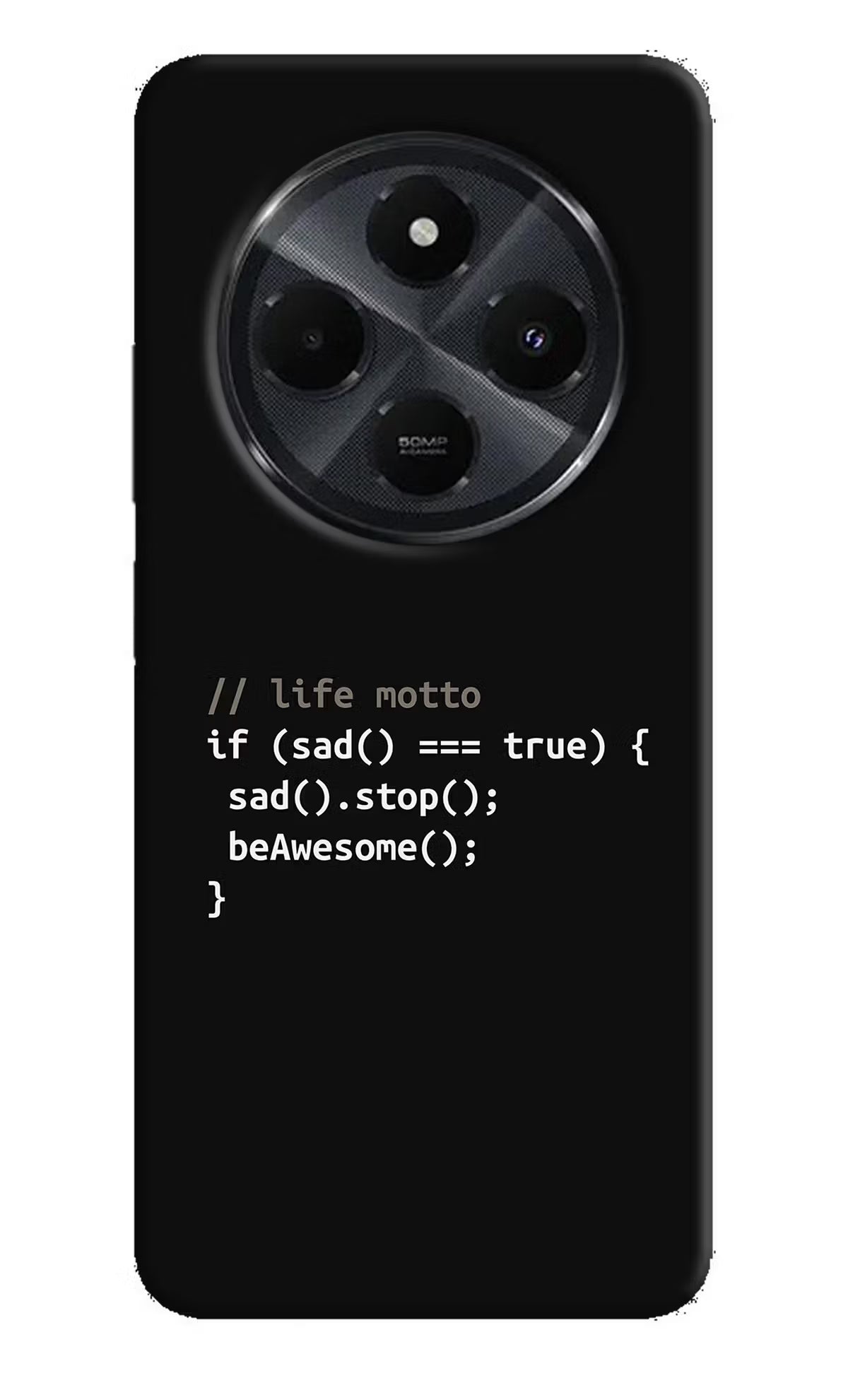 Life Motto Code Redmi 14C 5G Hard Case Back Cover by Casekaro