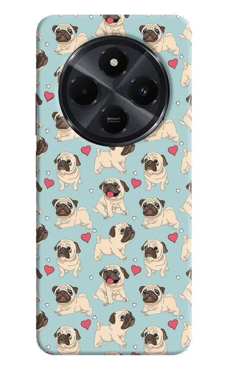 Pug Dog Redmi 14C 5G Back Cover, Hard case