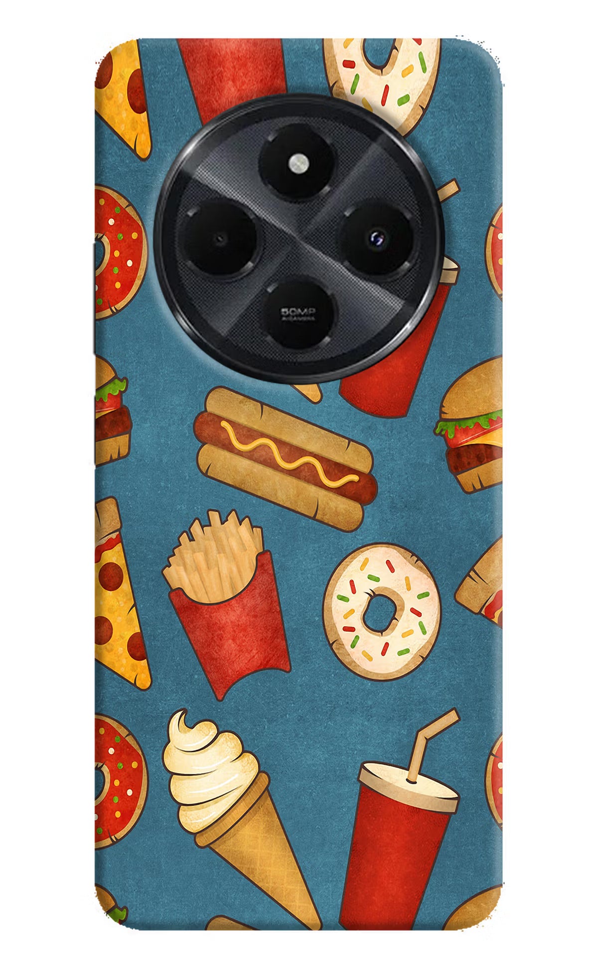 Foodie Redmi 14C 5G Hard Case Back Cover by Casekaro