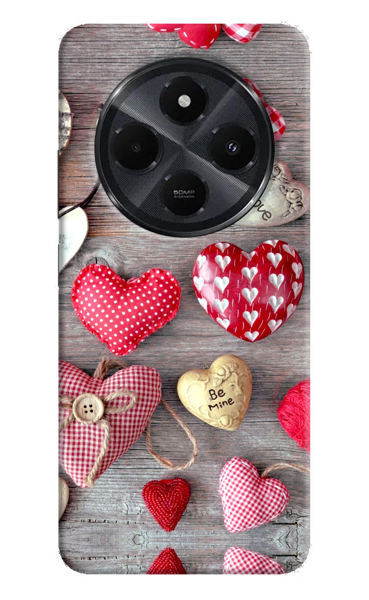 Love Wallpaper Redmi 14C 5G Hard Case Back Cover by Casekaro