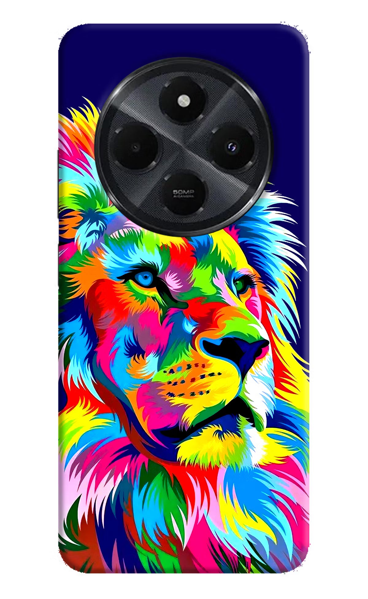Vector Art Lion Redmi 14C 5G Hard Case Back Cover by Casekaro