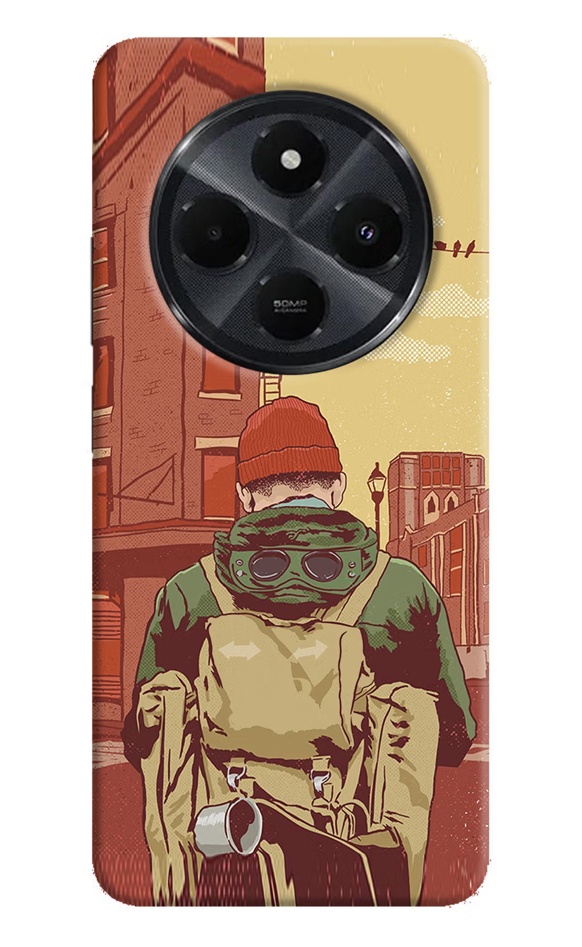 Adventurous Redmi 14C 5G Hard Case Back Cover by Casekaro