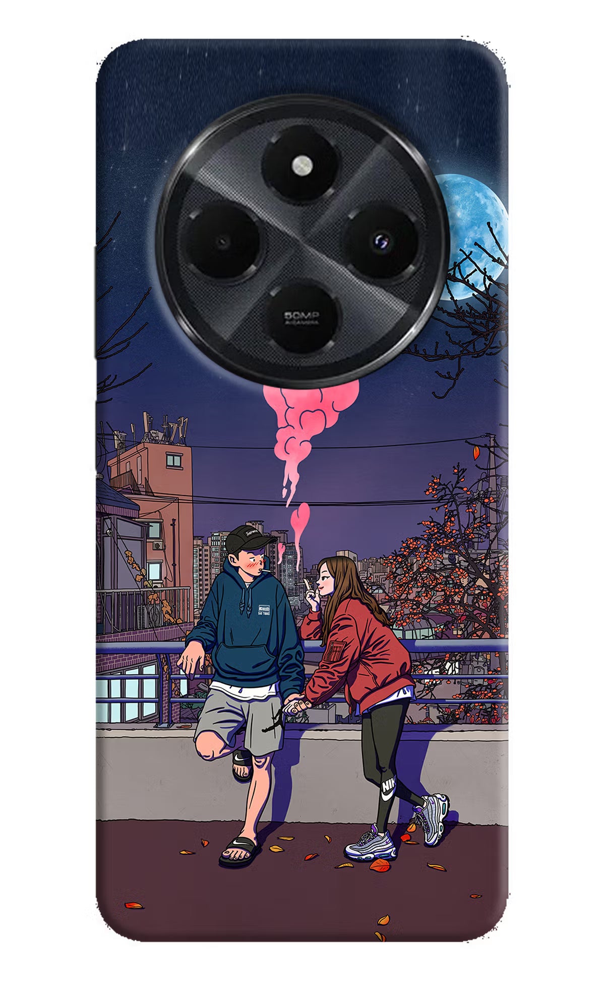 Chilling Couple Redmi 14C 5G Hard Case Back Cover by Casekaro