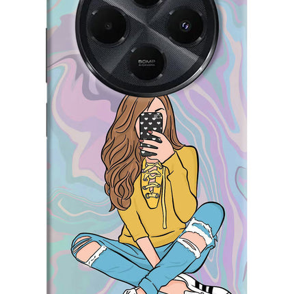 Selfie Girl Redmi 14C 5G Hard Case Back Cover by Casekaro
