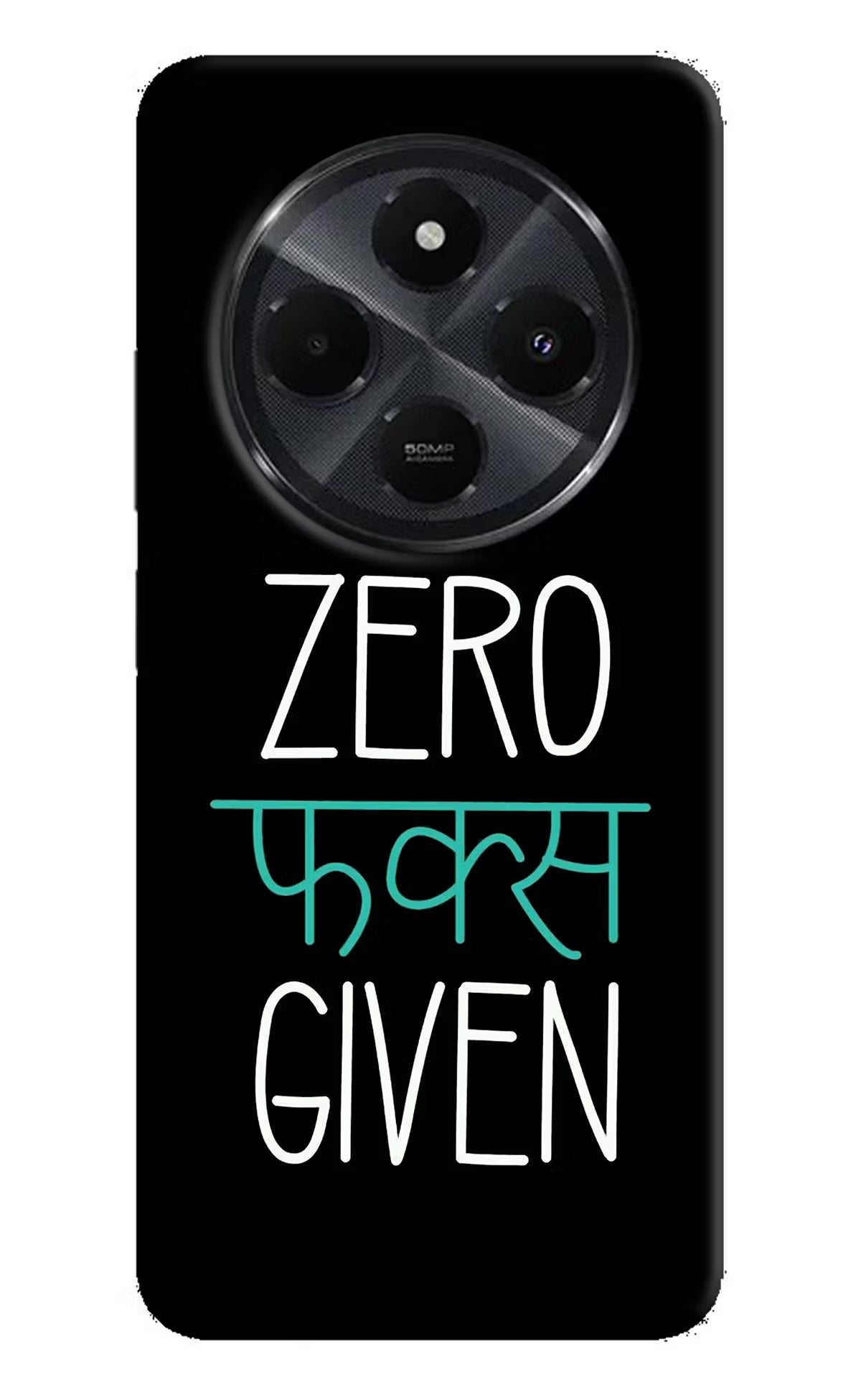 Zero Fucks Given Redmi 14C 5G Hard Case Back Cover by Casekaro