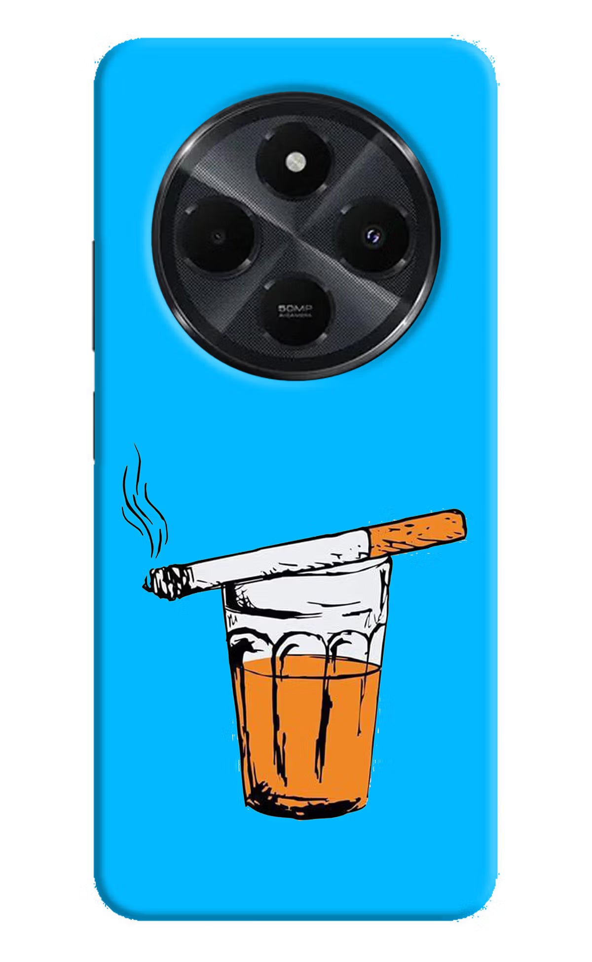 Chai Sutta Redmi 14C 5G Hard Case Back Cover by Casekaro