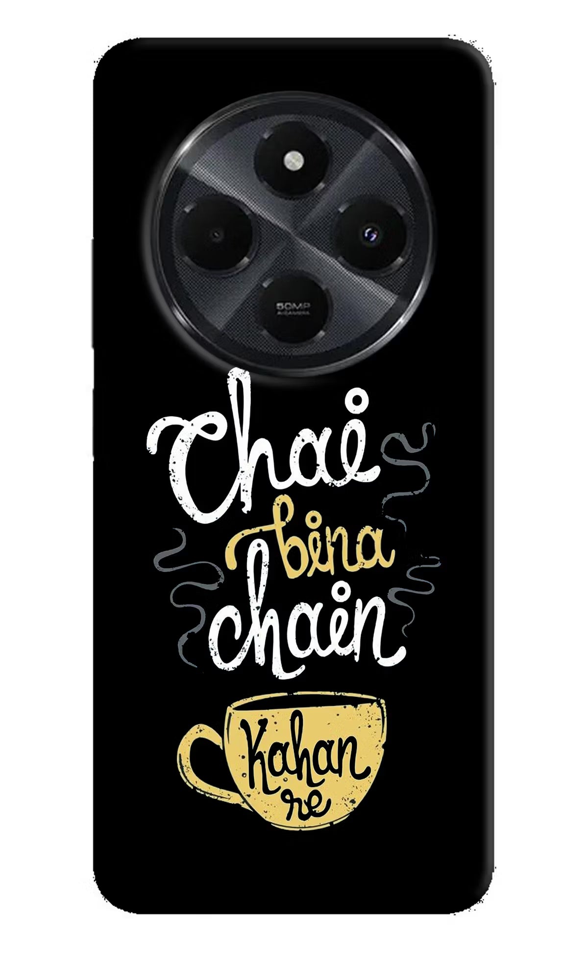 Chai Bina Chain Kaha Re Redmi 14C 5G Hard Case Back Cover by Casekaro