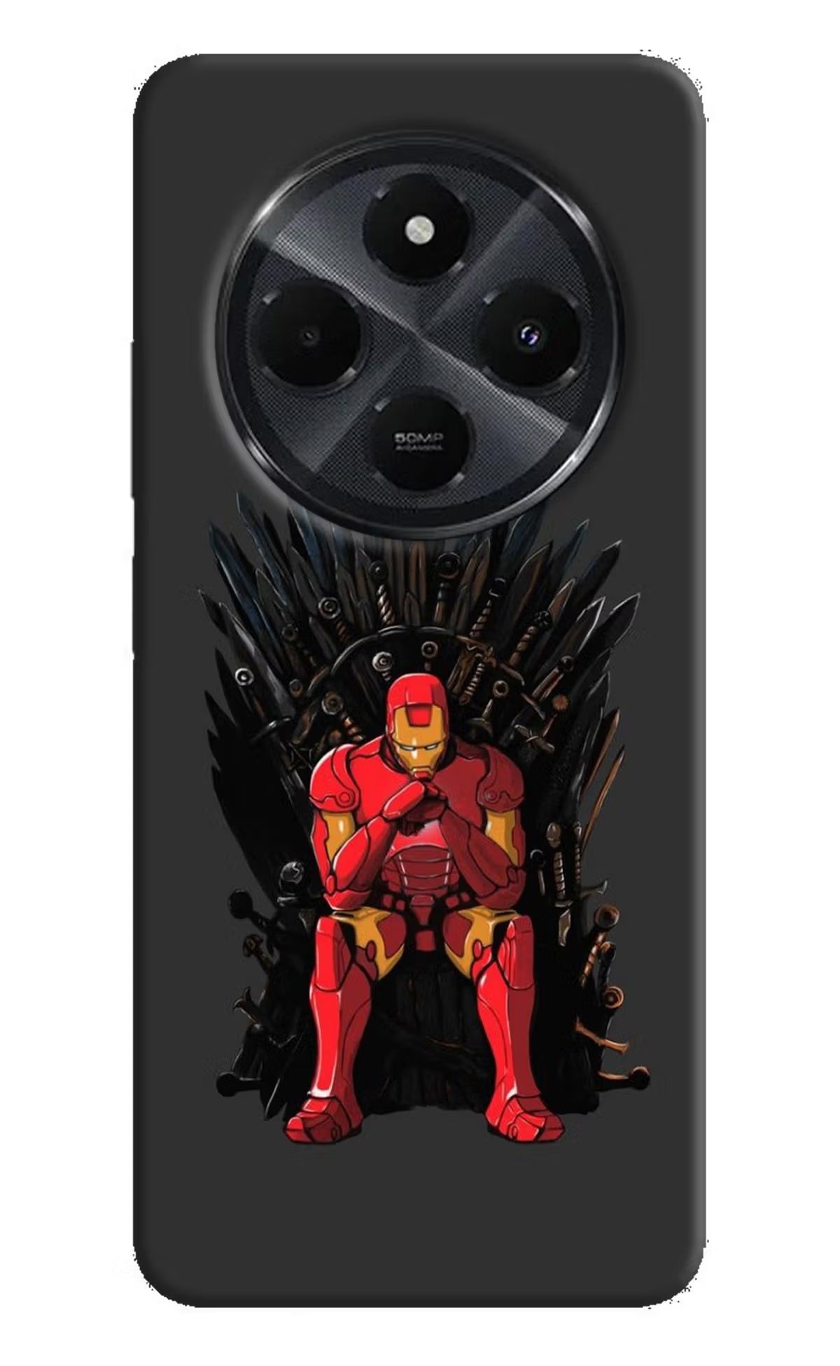 Ironman Throne Redmi 14C 5G Hard Case Back Cover by Casekaro