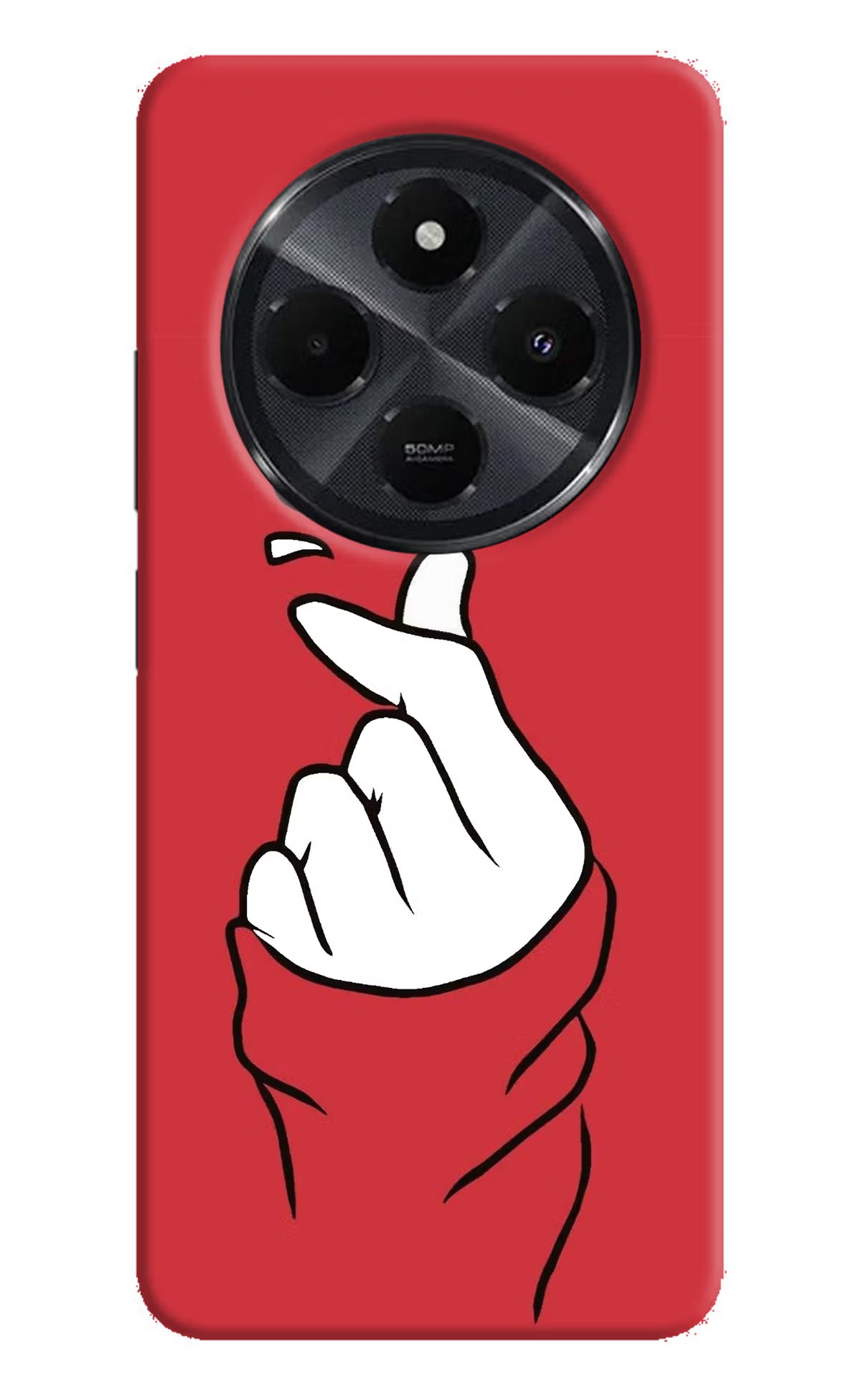 Korean Love Sign Redmi 14C 5G Hard Case Back Cover by Casekaro