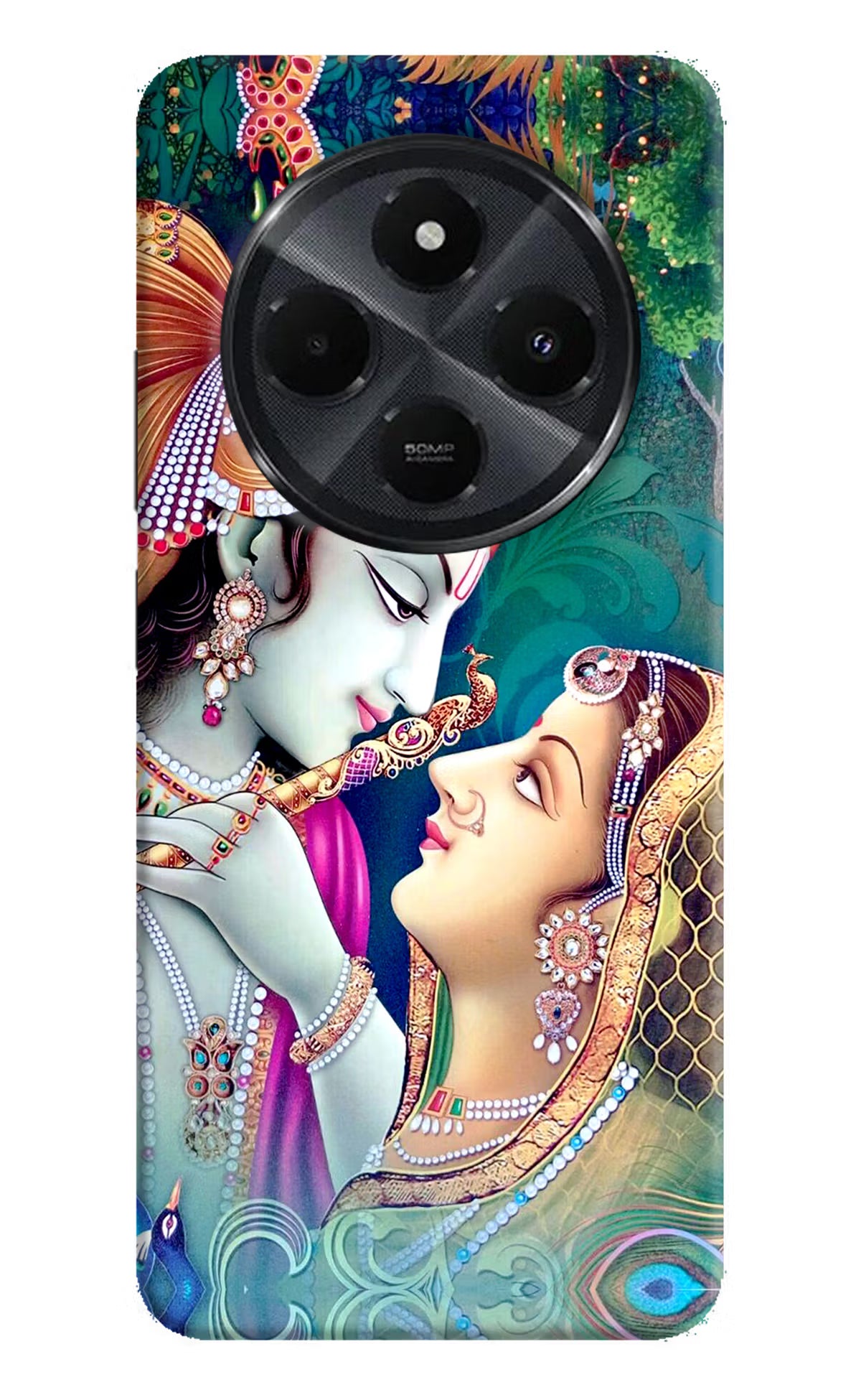Lord Radha Krishna Redmi 14C 5G Hard Case Back Cover by Casekaro