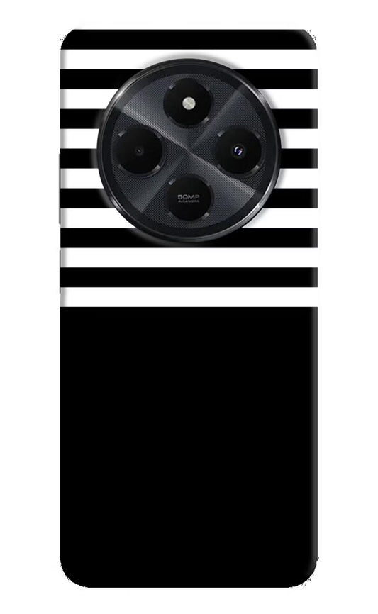 Black and White Print Redmi 14C 5G Hard Case Back Cover by Casekaro