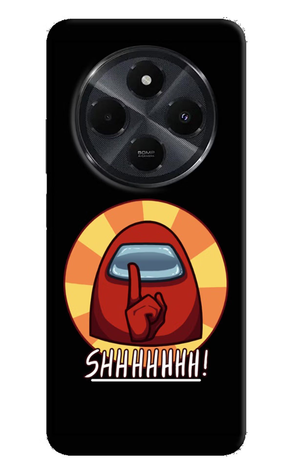 Among Us Shhh! Redmi 14C 5G Hard Case Back Cover by Casekaro