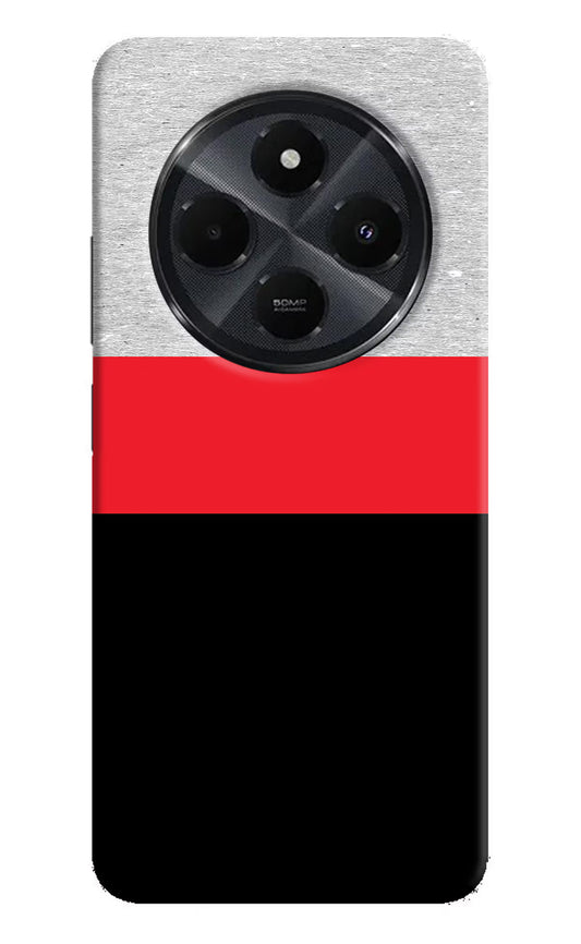 Tri Color Pattern Redmi 14C 5G Hard Case Back Cover by Casekaro