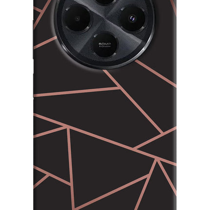 Geometric Pattern Redmi 14C 5G Hard Case Back Cover by Casekaro