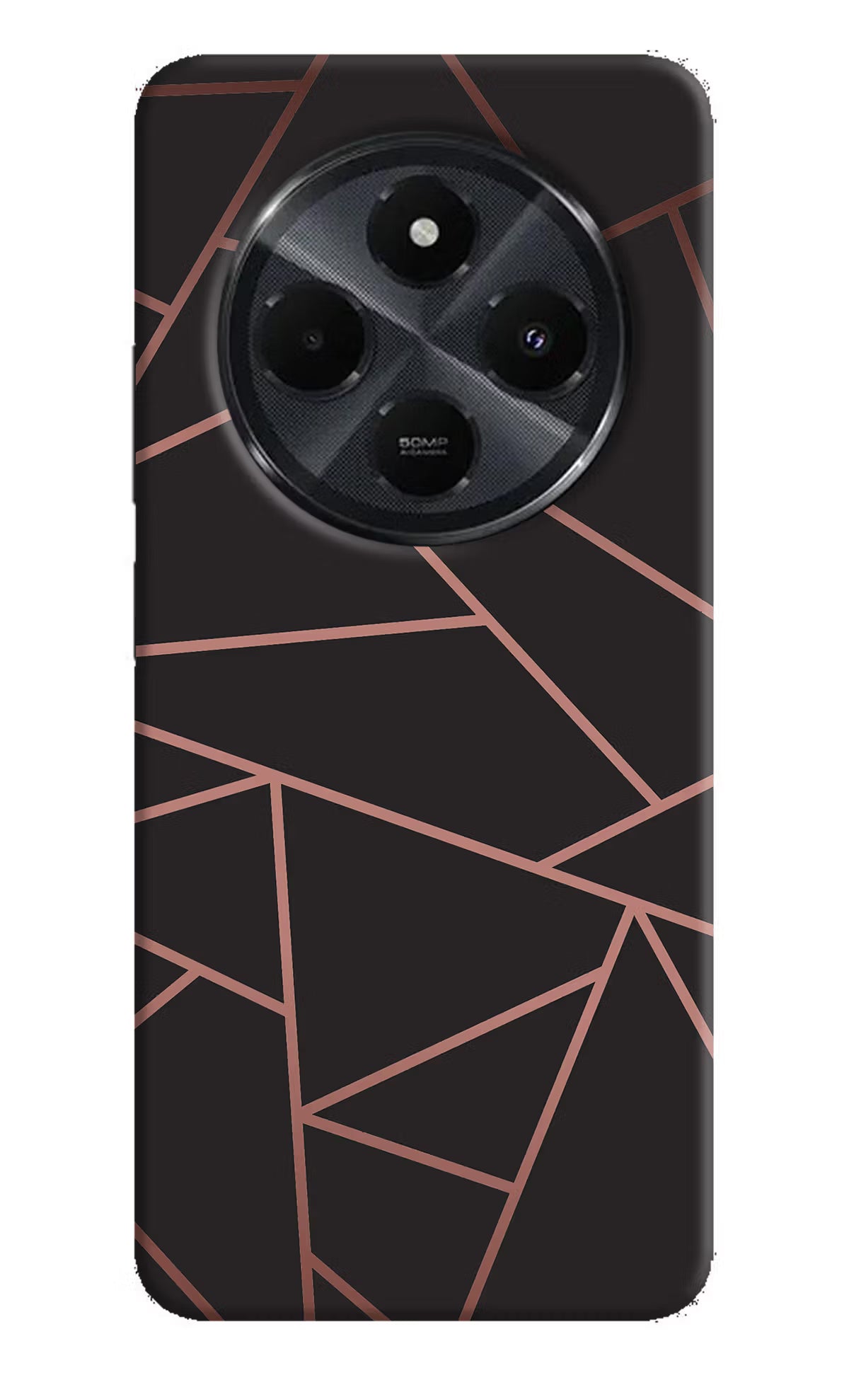 Geometric Pattern Redmi 14C 5G Hard Case Back Cover by Casekaro