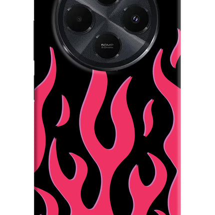 Fire Flames Redmi 14C 5G Hard Case Back Cover by Casekaro