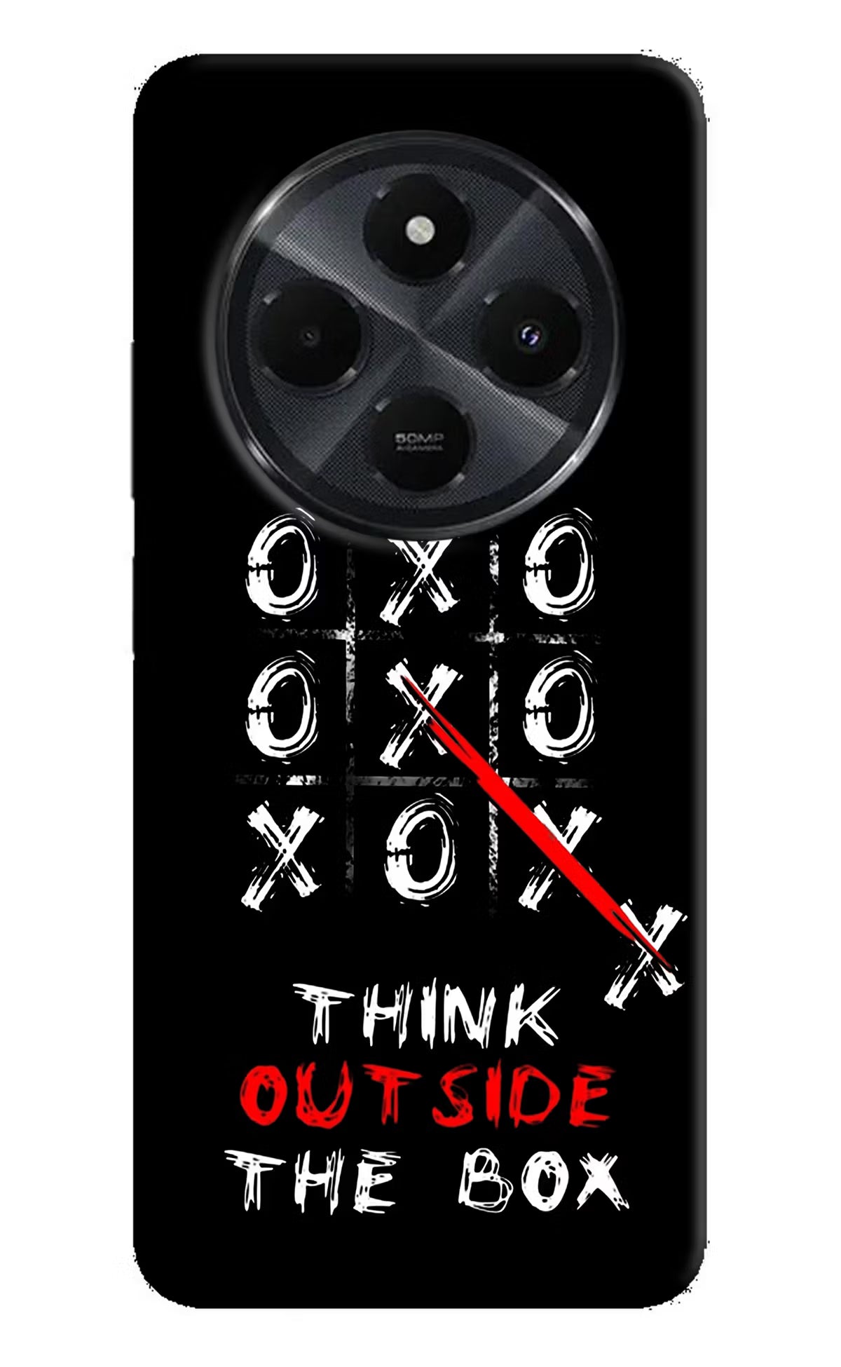 Think out of the BOX Redmi 14C 5G Hard Case Back Cover by Casekaro