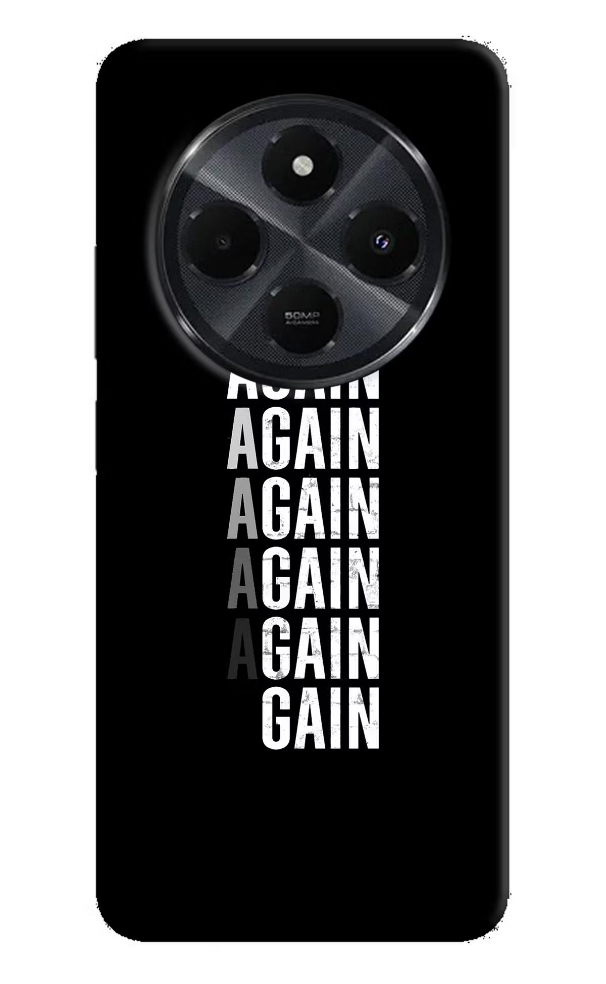 Again Again Gain Redmi 14C 5G Hard Case Back Cover by Casekaro