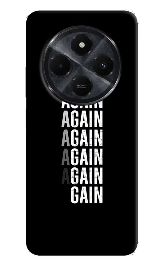Again Again Gain Redmi 14C 5G Hard Case Back Cover by Casekaro