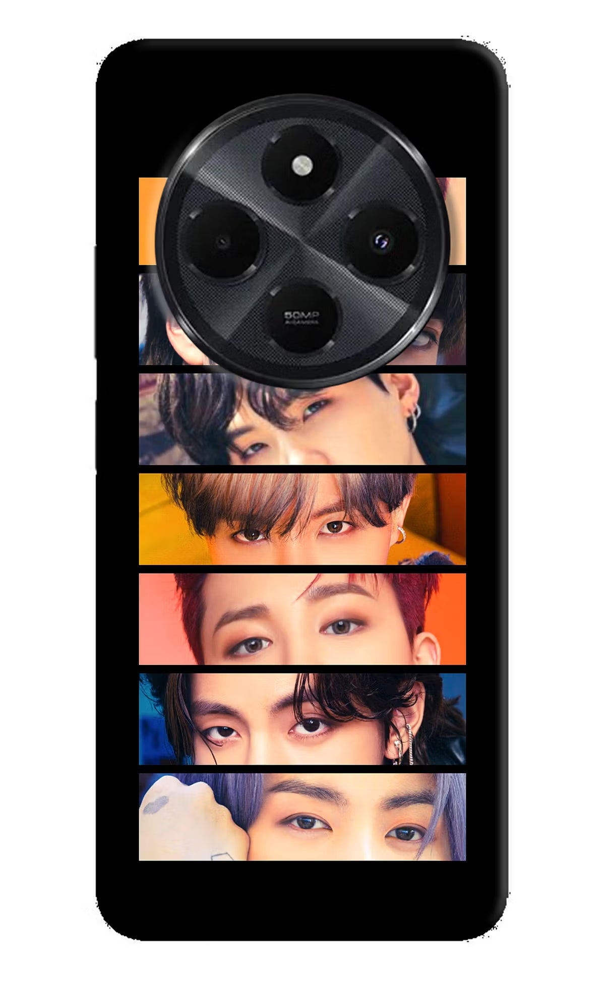 BTS Eyes Redmi 14C 5G Hard Case Back Cover by Casekaro