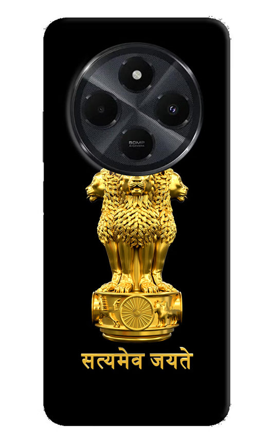 Satyamev Jayate Golden Redmi 14C 5G Hard Case Back Cover by Casekaro