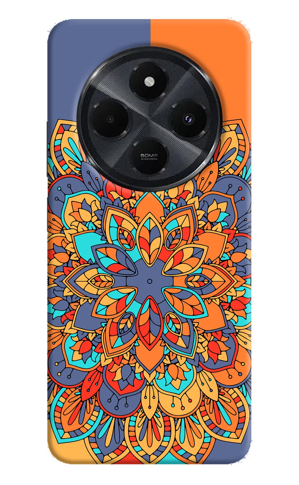 Color Mandala Redmi 14C 5G Hard Case Back Cover by Casekaro
