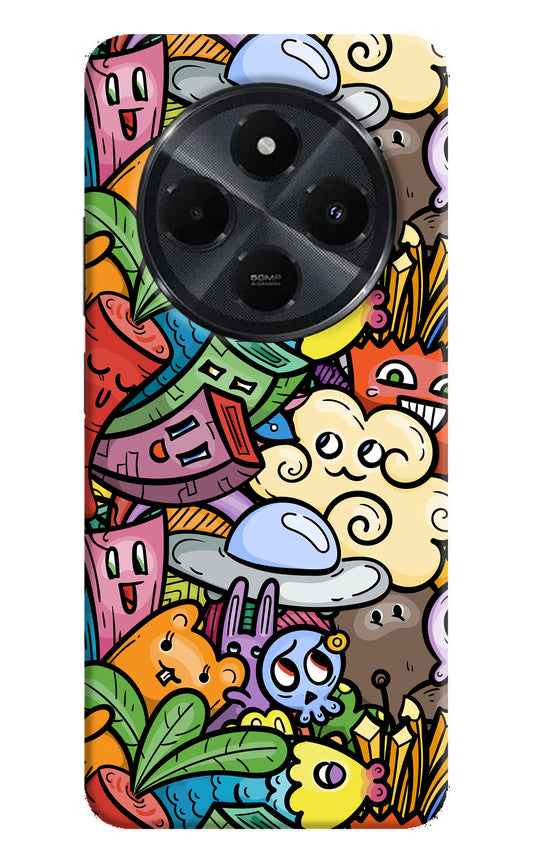 Veggie Doodle Redmi 14C 5G Hard Case Back Cover by Casekaro