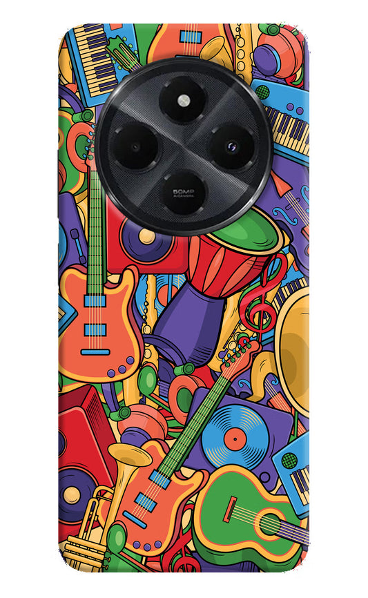 Music Instrument Doodle Redmi 14C 5G Hard Case Back Cover by Casekaro