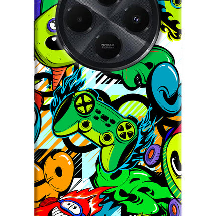 Game Doodle Redmi 14C 5G Hard Case Back Cover by Casekaro