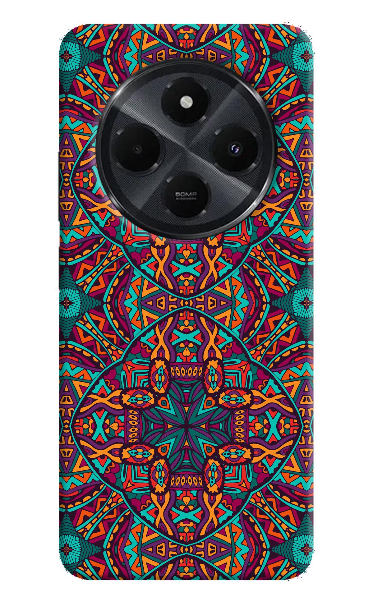 Colour Mandala Redmi 14C 5G Hard Case Back Cover by Casekaro