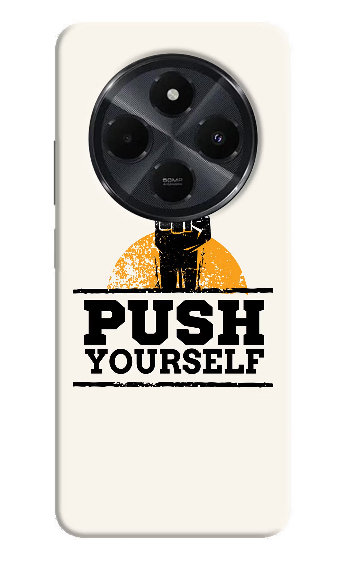 Push Yourself Redmi 14C 5G Hard Case Back Cover by Casekaro