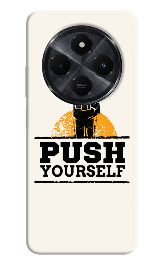 Push Yourself Redmi 14C 5G Hard Case Back Cover by Casekaro