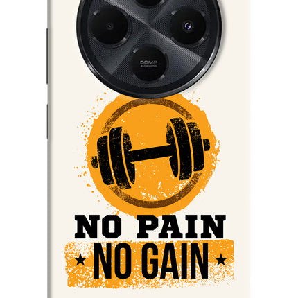 No Pain No Gain Redmi 14C 5G Hard Case Back Cover by Casekaro