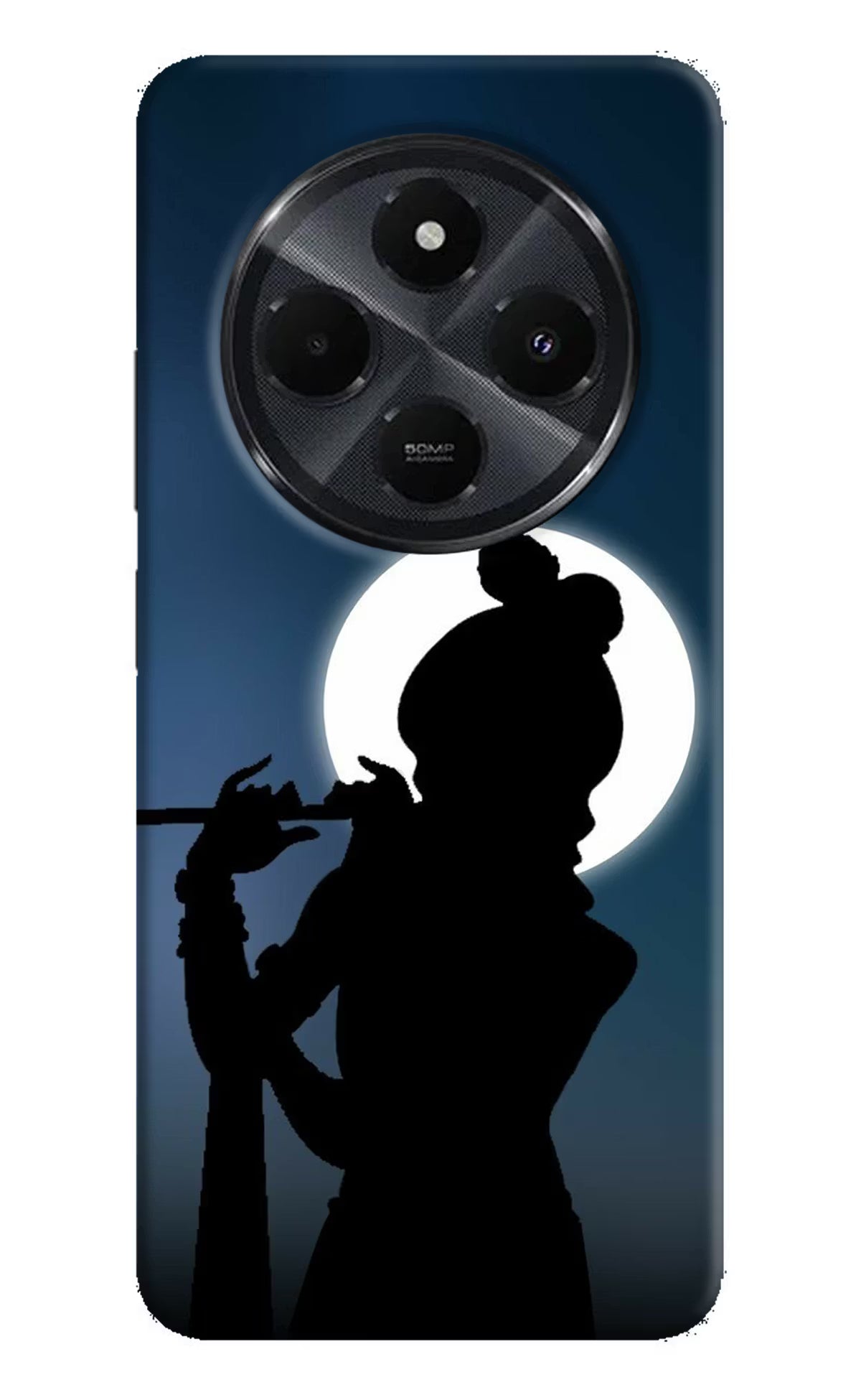 Shri Krishna Silhouette Redmi 14C 5G Hard Case Back Cover by Casekaro