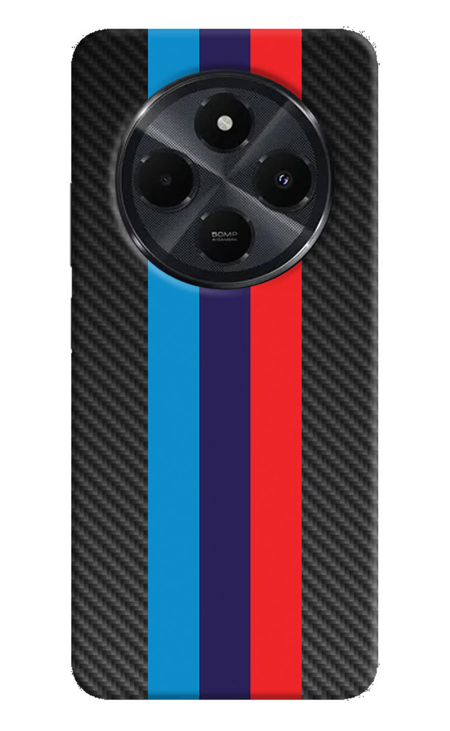 BMW Stripes Pattern Redmi 14C 5G Back Cover, Hard case