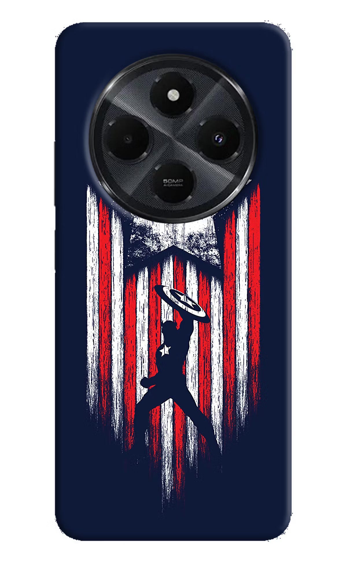 Captain America Marvel Art Redmi 14C 5G Hard Case Back Cover by Casekaro