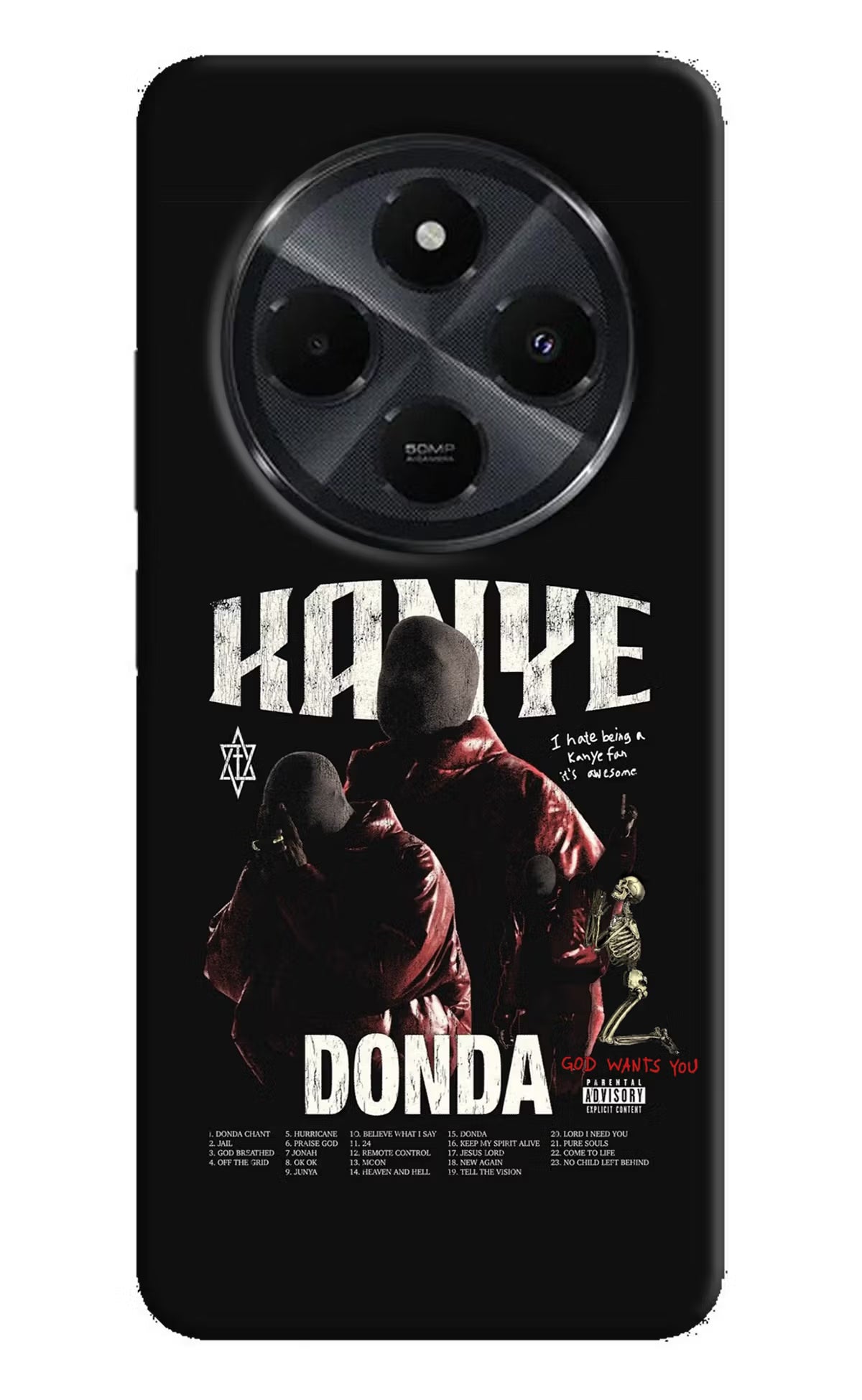 Donda Kanye West Redmi 14C 5G Hard Case Back Cover by Casekaro