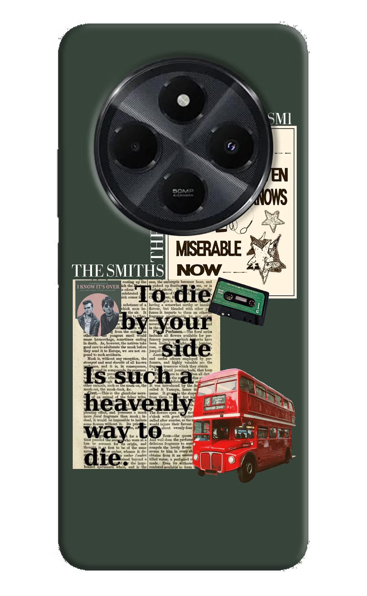 The Smiths Redmi 14C 5G Hard Case Back Cover by Casekaro