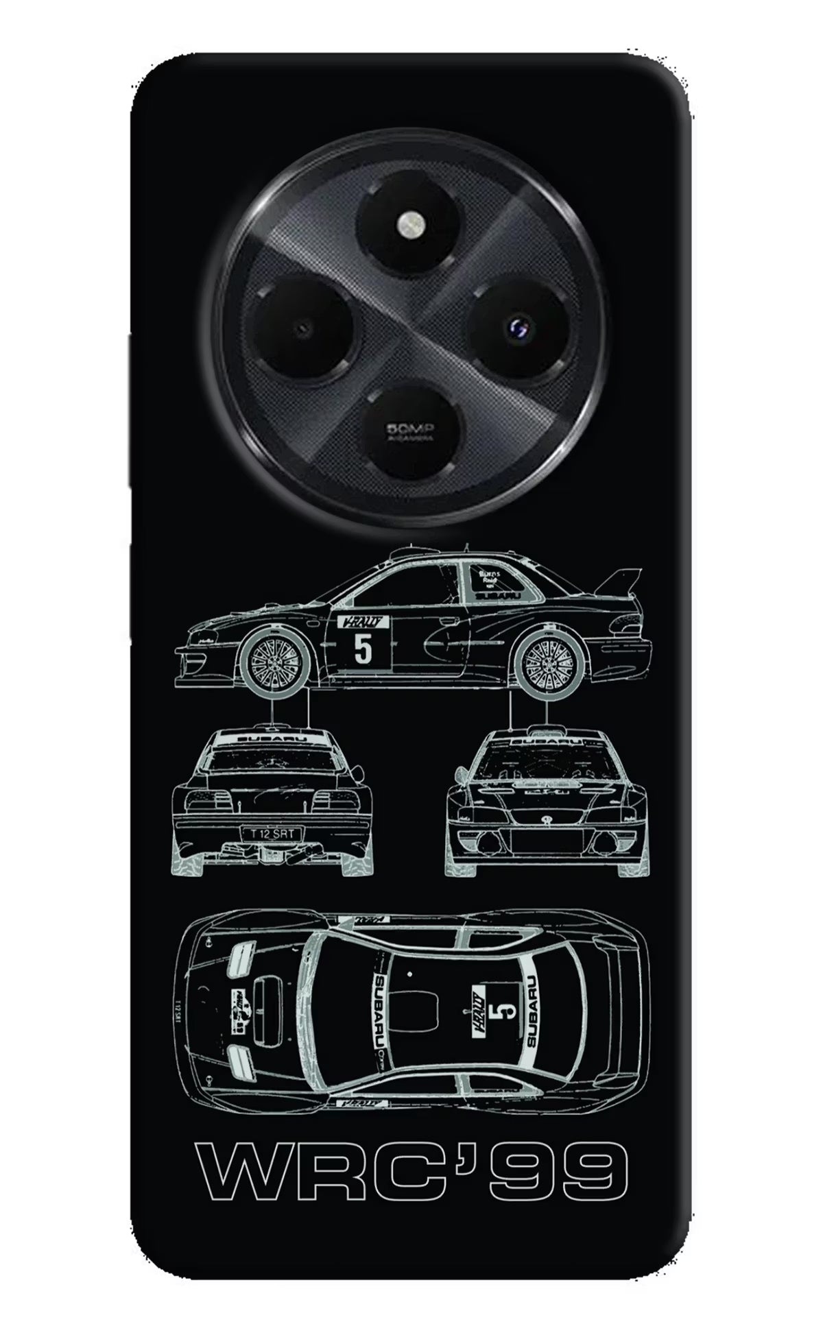 WRC'99 Redmi 14C 5G Hard Case Back Cover by Casekaro