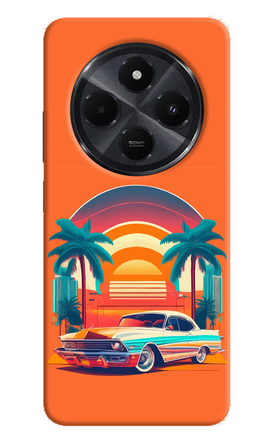 Palm Drive 80s Redmi 14C 5G Hard Case Back Cover by Casekaro
