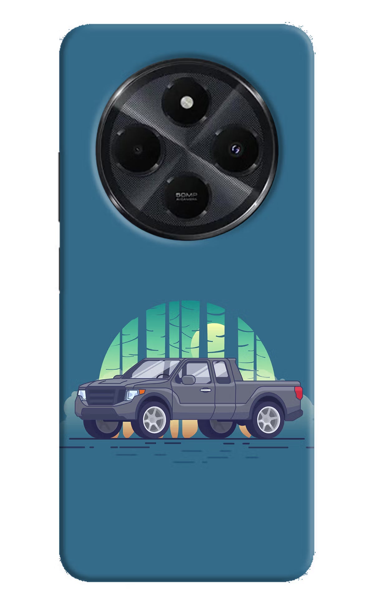 Retro Garage Vibe Redmi 14C 5G Hard Case Back Cover by Casekaro