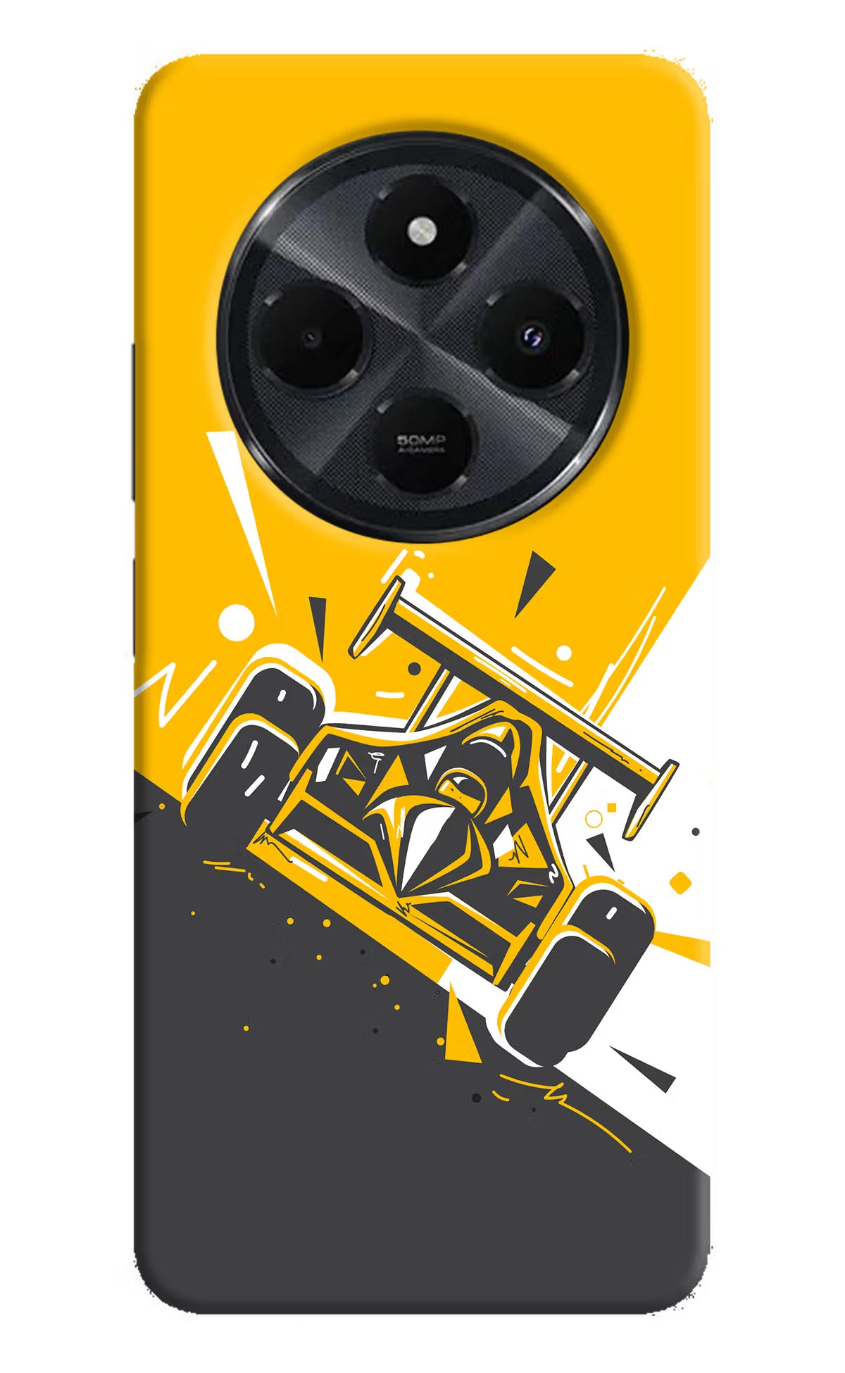 Track King Redmi 14C 5G Hard Case Back Cover by Casekaro