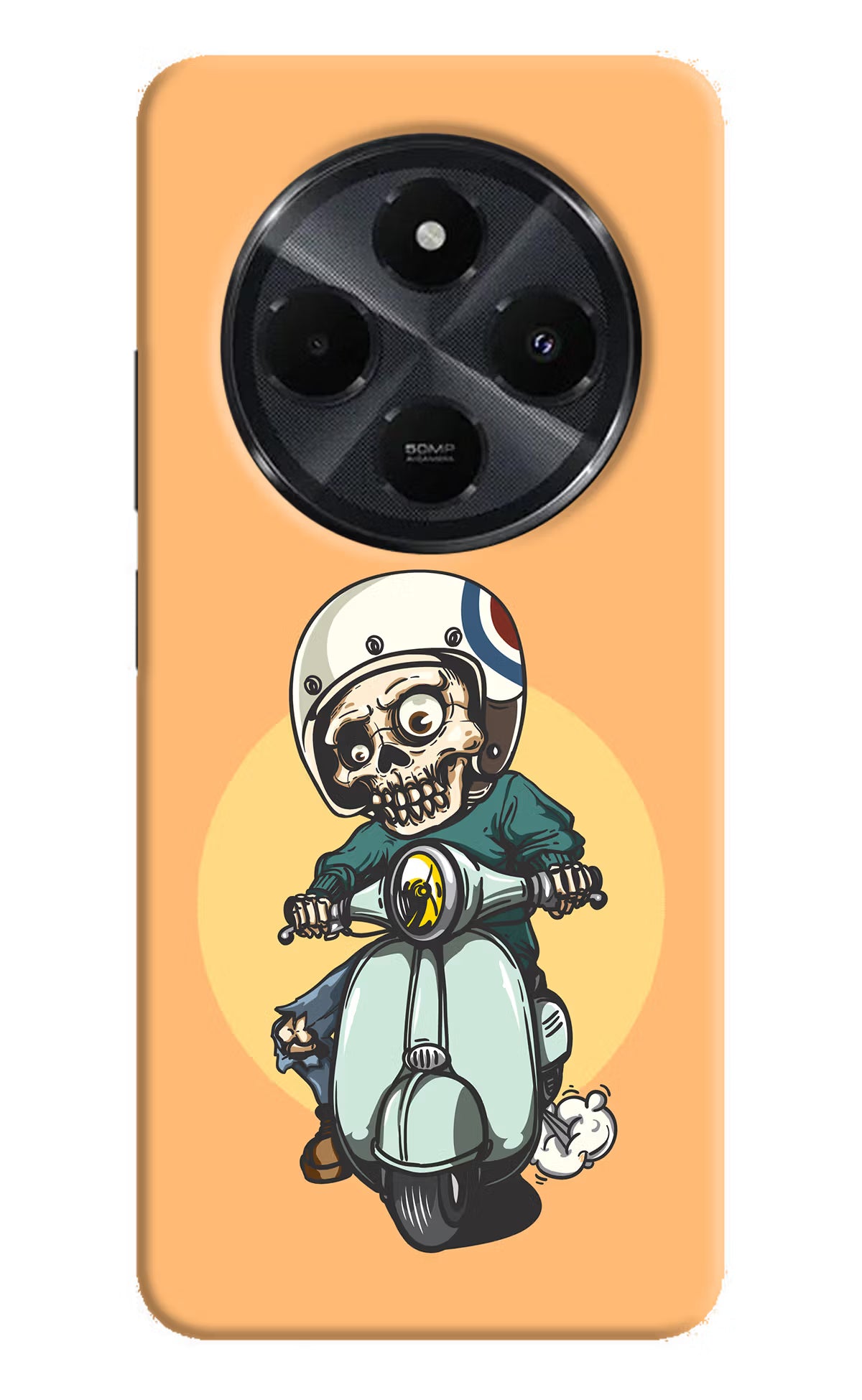 Undead Biker Redmi 14C 5G Hard Case Back Cover by Casekaro