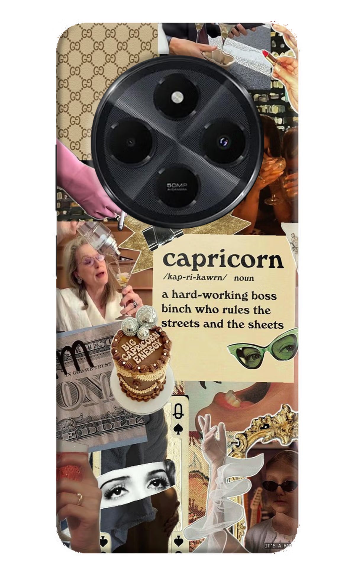 Capricorn Zodiac Redmi 14C 5G Hard Case Back Cover by Casekaro