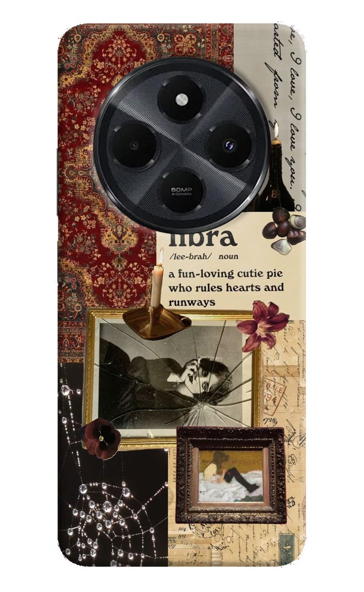 Libra Zodiac Redmi 14C 5G Hard Case Back Cover by Casekaro